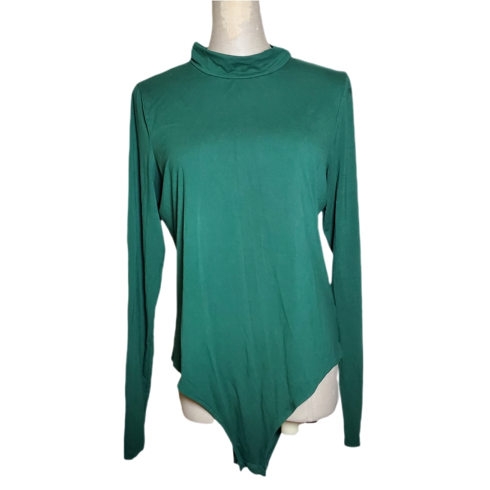 Green Long Sleeve Bodysuit